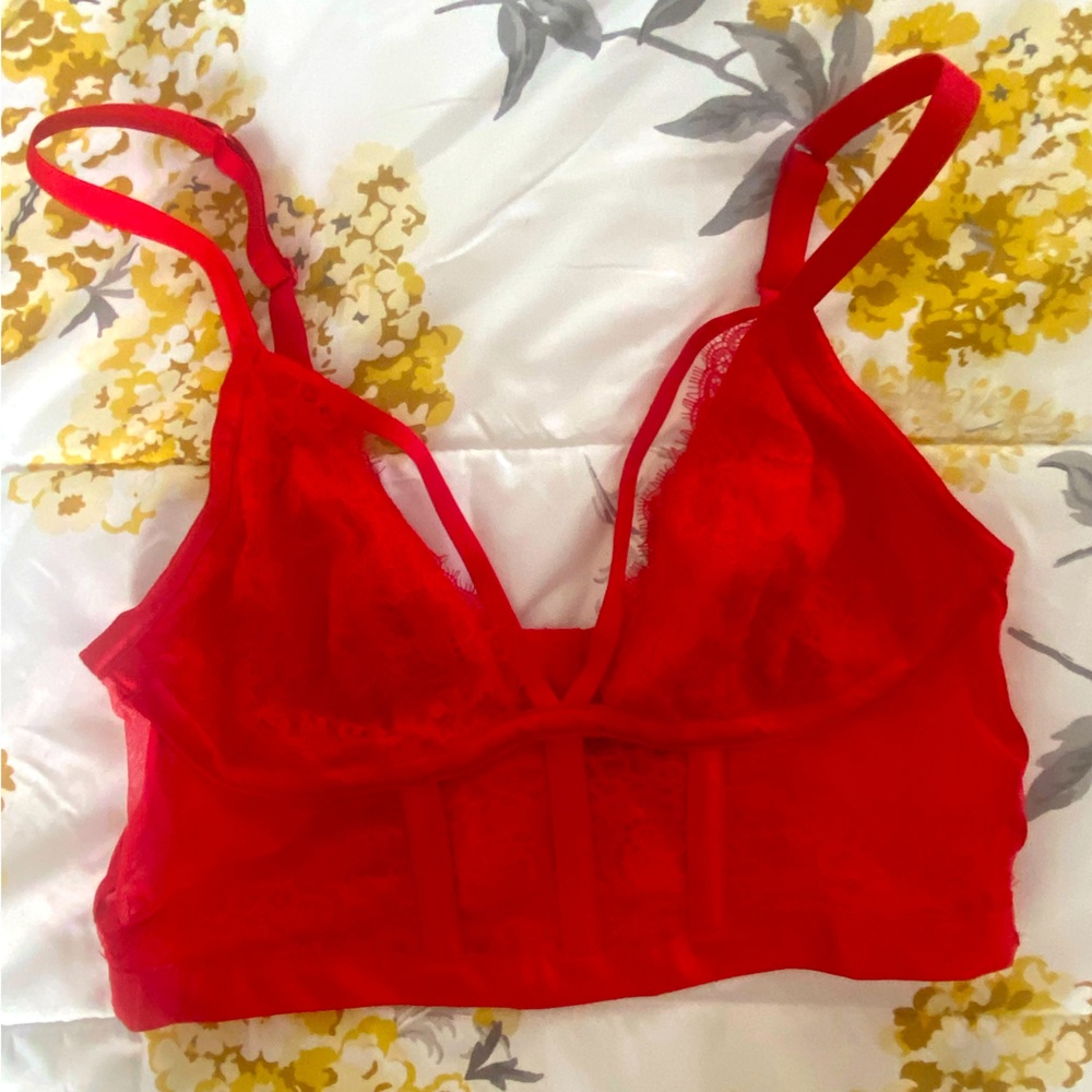 VICTORIA’S SECRET ❤️ Red Longline Bra - XL